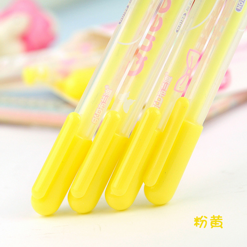 黑卡专用DIY手工相册水粉笔-粉黄色（单支）