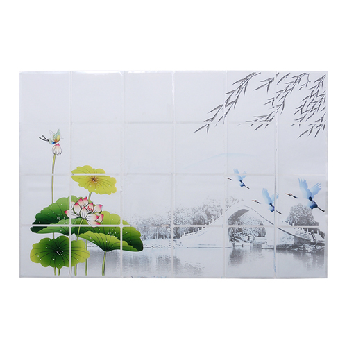 加大型厨房铝箔耐高温防油贴纸（中国风）