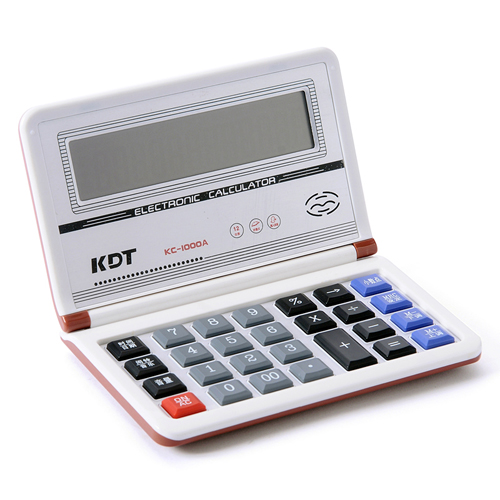 科灵通12位折叠式语音计算器（KC-1000A)