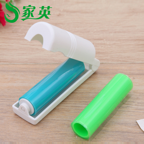 家英小号便携可水洗除尘滚筒 粘毛器 配2卷除尘滚（A318）