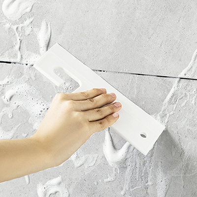 日式可悬挂台面刮水器 浴室镜子硅胶刮水板--白色